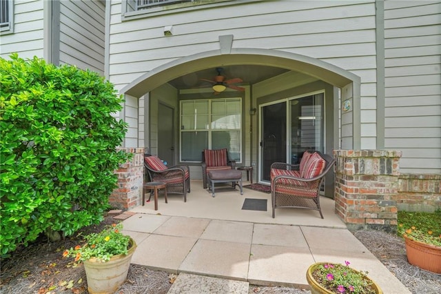 350 Emerald Forest Blvd Unit 17102, Covington, LA 70433 - view of patio with ceiling fan