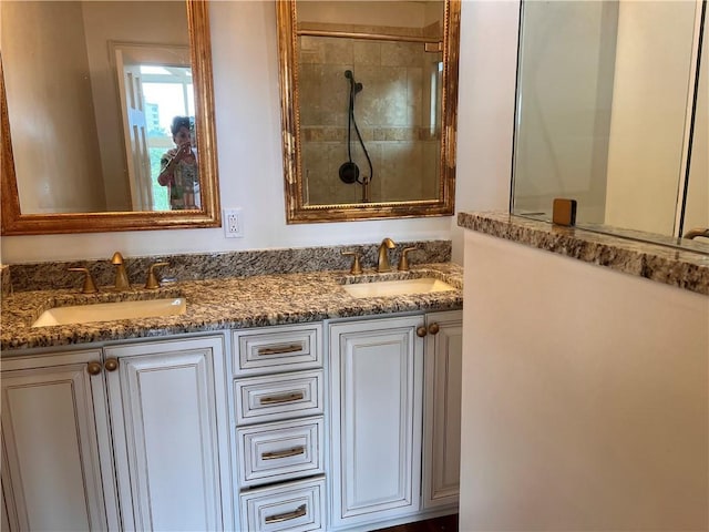 1113 Peniston St Unit A, New Orleans, LA 70115 - bathroom featuring a shower and double vanity