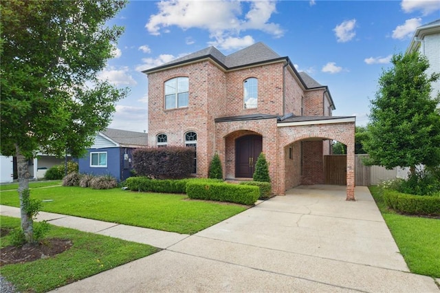 3117 39th St, Metairie, LA 70001 - view of front of home with brick siding and concrete driveway