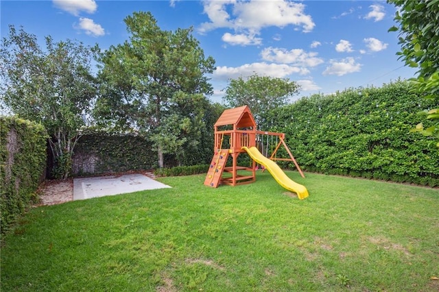 3117 39th St, Metairie, LA 70001 - view of playground featuring a lawn