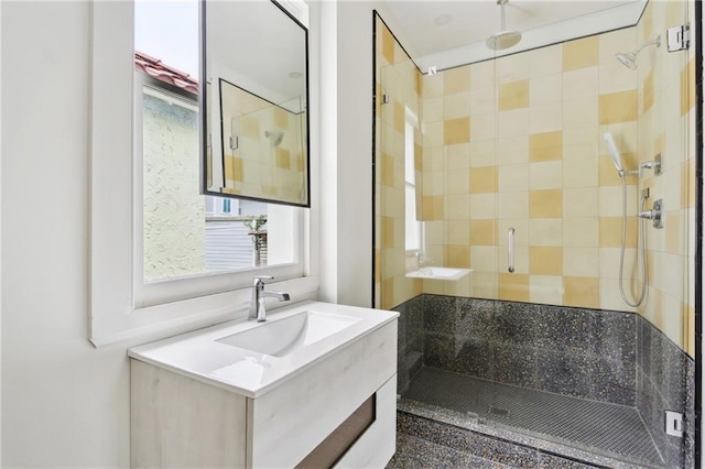 1729 Prytania St, New Orleans, LA 70130 - bathroom with a stall shower and vanity