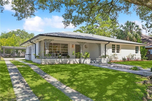 7449 Cameo St, New Orleans, LA 70124 - back of house featuring brick siding and a porch