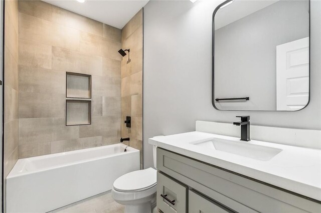 2830-32 Spain St, New Orleans, LA 70122 - bathroom featuring vanity and  shower combination