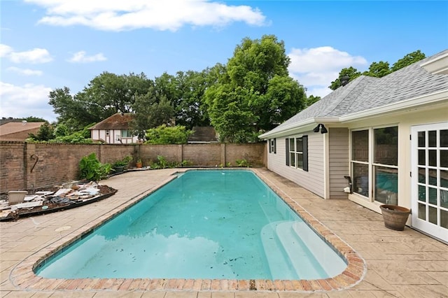 3501 Pin Oak Ave, New Orleans, LA 70131 - view of swimming pool with a patio and a fenced backyard