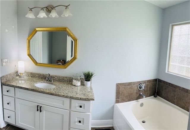 40081 Bismark St, Ponchatoula, LA 70454 - bathroom with vanity and a bath