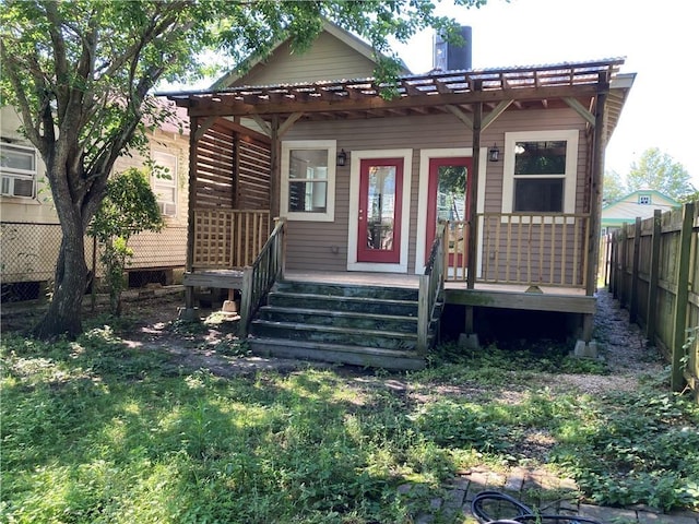 3515 S Miro St, New Orleans, LA 70125 - view of front of house featuring fence
