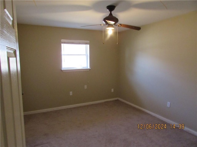 7812 Scottwood Dr, New Orleans, LA 70128 - carpeted empty room featuring a ceiling fan and baseboards