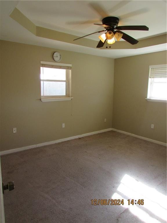 7812 Scottwood Dr, New Orleans, LA 70128 - unfurnished room featuring ceiling fan, carpet floors, and baseboards
