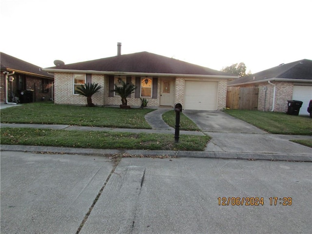 7812 Scottwood Dr, New Orleans, LA 70128 - single story home with a garage, brick siding, and driveway