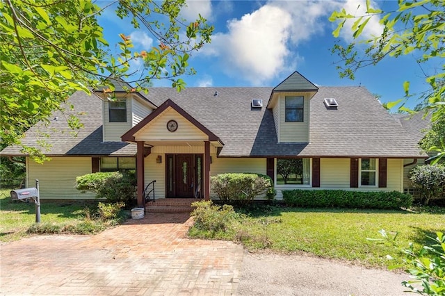 20408 Smith Rd, Covington, LA 70435 - view of front facade featuring a front lawn and roof with shingles