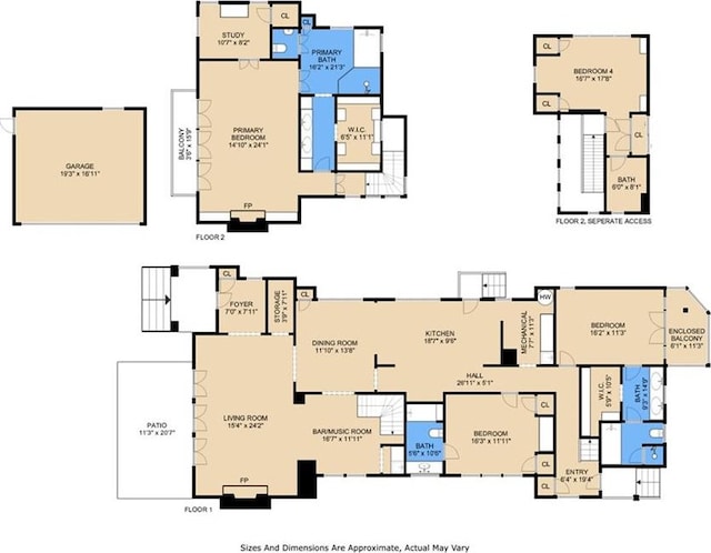 1215 Exposition Blvd, New Orleans, LA 70118 - room layout