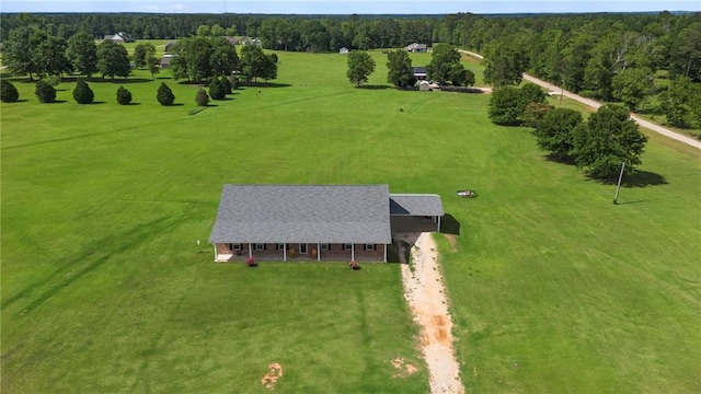 52125 Oak Ridge Dr, Franklinton, LA 70438 - aerial view of property and surrounding area featuring a forest