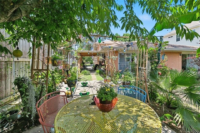402 28th St, New Orleans, LA 70124 - view of patio / terrace featuring outdoor dining space