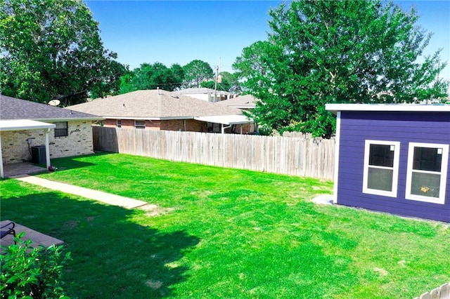 view of yard