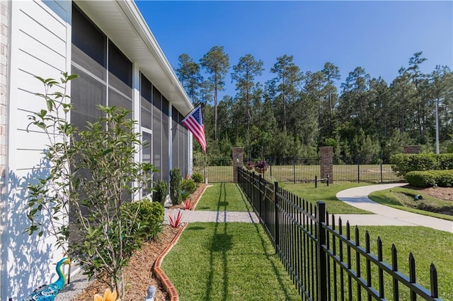 201 Jardin Loop, Covington, LA 70433 - view of yard featuring a sunroom