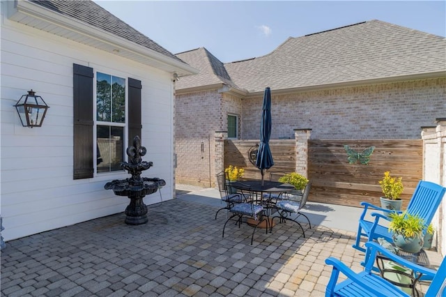 201 Jardin Loop, Covington, LA 70433 - view of patio / terrace featuring fence and outdoor dining area