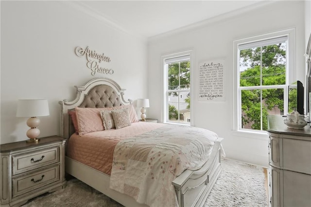 3804 Prytania St, New Orleans, LA 70115 - bedroom featuring ornamental molding