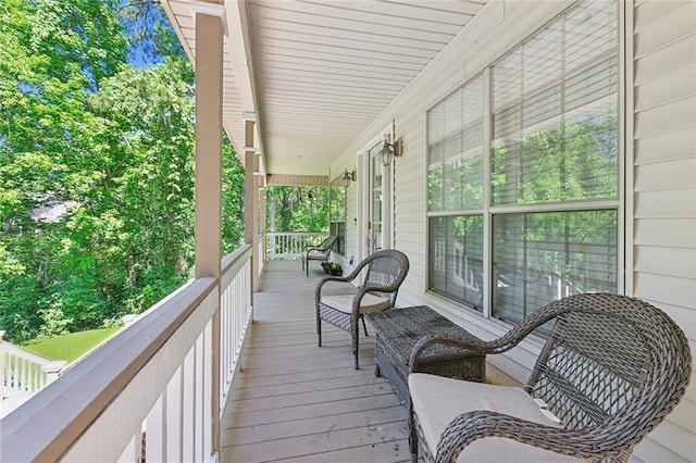 5 Rhonda Ct, Covington, LA 70433 - wooden terrace with covered porch