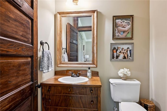61180 Doe Run Dr, Amite, LA 70422 - half bathroom with toilet and vanity