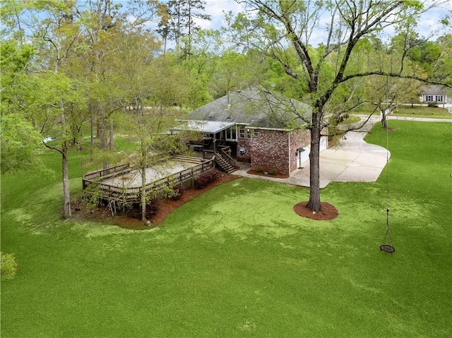 740 Double J Rd, Covington, LA 70433 - view of grassy yard