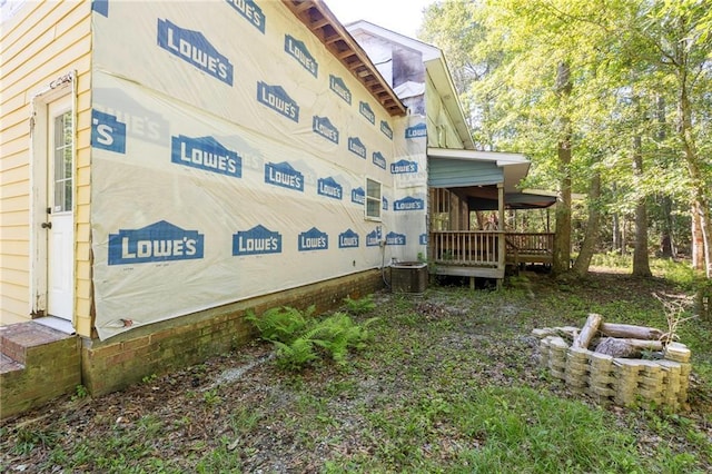116 Fay Way, Slidell, LA 70460 - view of side of property with central AC unit