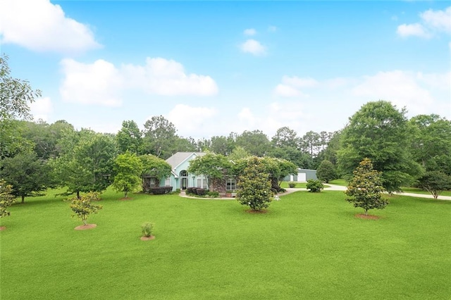 1203 W Cherry Hill Loop, Folsom, LA 70437 - view of green lawn featuring view of scattered trees