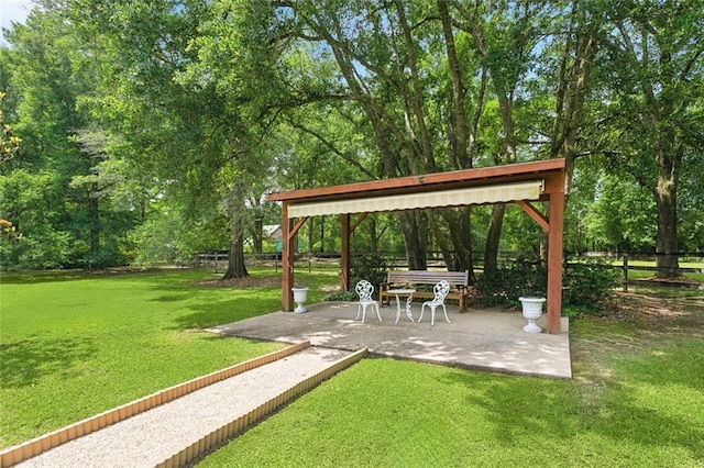 1203 W Cherry Hill Loop, Folsom, LA 70437 - view of yard featuring a patio area and a gazebo