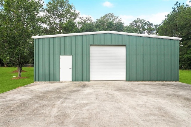 1203 W Cherry Hill Loop, Folsom, LA 70437 - detached garage featuring driveway
