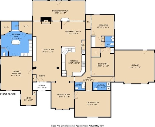 1203 W Cherry Hill Loop, Folsom, LA 70437 - floor plan / room layout