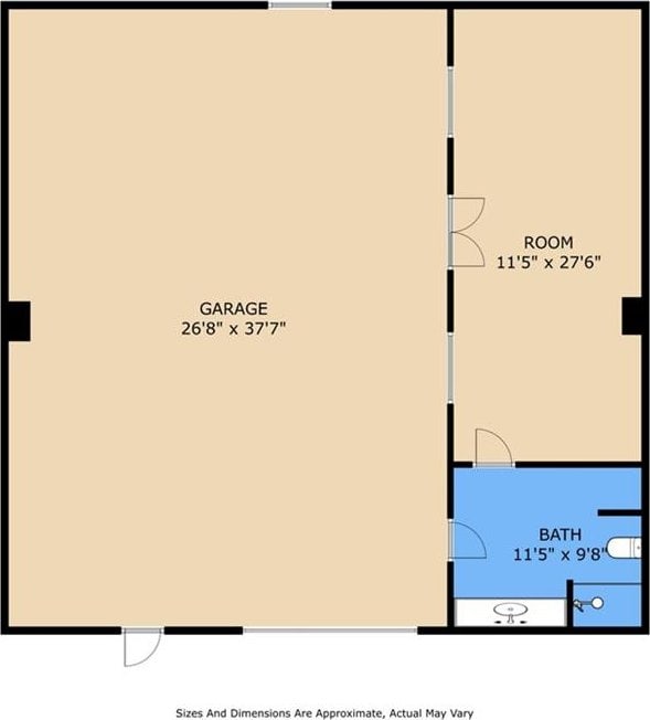 1203 W Cherry Hill Loop, Folsom, LA 70437 - property floor plan