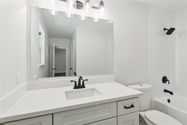 113 Roger Storme Rd, Madisonville, LA 70447 - full bath with toilet, vanity, and tub / shower combination