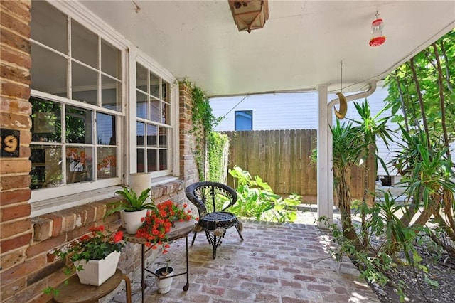 5139 Pratt Dr, New Orleans, LA 70122 - view of patio / terrace featuring fence
