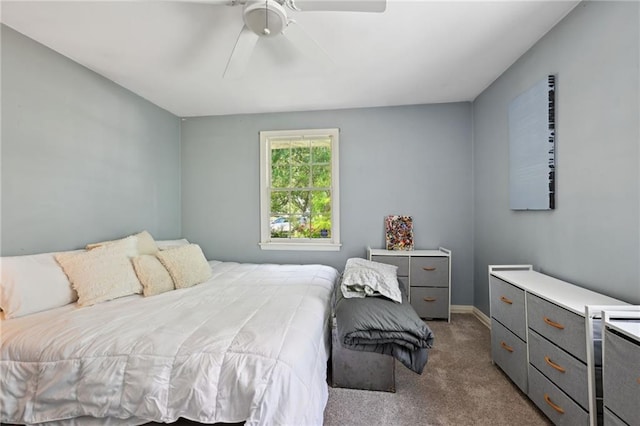 5139 Pratt Dr, New Orleans, LA 70122 - bedroom featuring carpet floors and ceiling fan