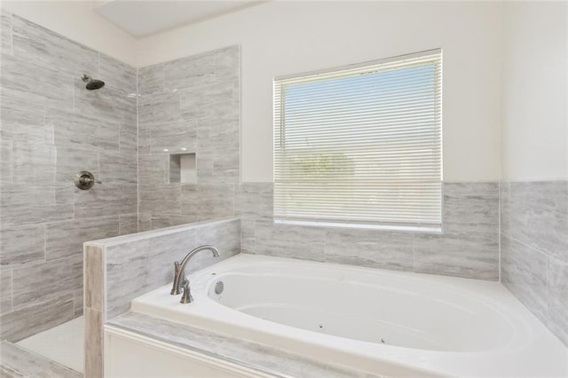 436 Nighthawk Dr, Slidell, LA 70461 - full bath featuring a whirlpool tub and a tile shower