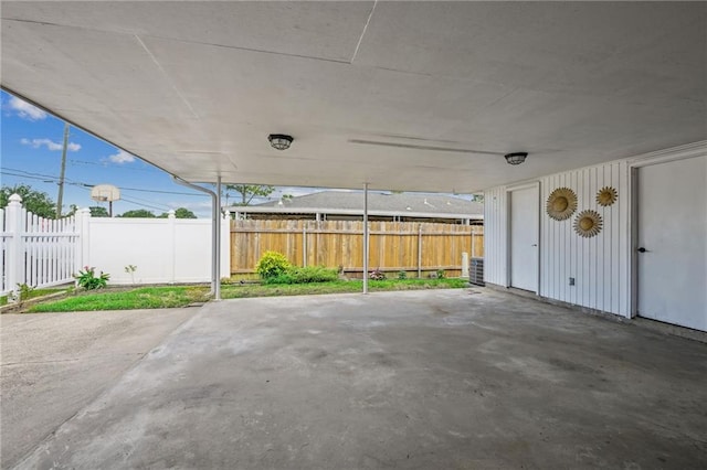 1513 Belmont Pl, Metairie, LA 70001 - view of patio / terrace with a fenced backyard and central air condition unit