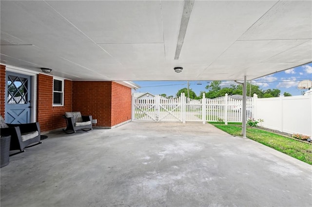 1513 Belmont Pl, Metairie, LA 70001 - view of patio featuring a gate and fence