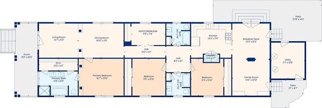 7715 Panola St, New Orleans, LA 70118 - property floor plan