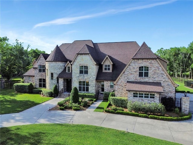11 Arbor Cir, New Orleans, LA 70131 - french country inspired facade with stone siding