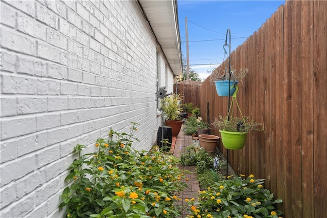 view of side of property