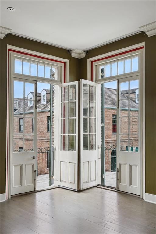 538 Governor Nicholls St, New Orleans, LA 70116 - entryway featuring wood finished floors