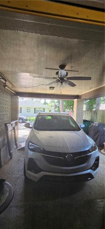 3231 47th St, Metairie, LA 70001 - garage featuring ceiling fan