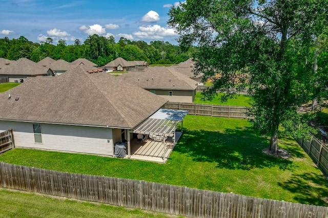 view of subject property
