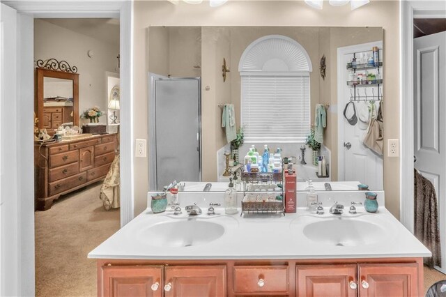 270 Libra Ave Unit B, Mandeville, LA 70471 - full bath with a shower stall and double vanity