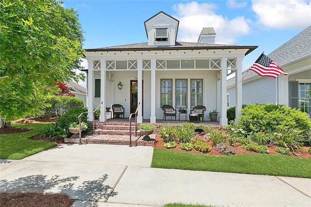 993 Beauregard Pkwy, Covington, LA 70433 - view of front of house featuring covered porch