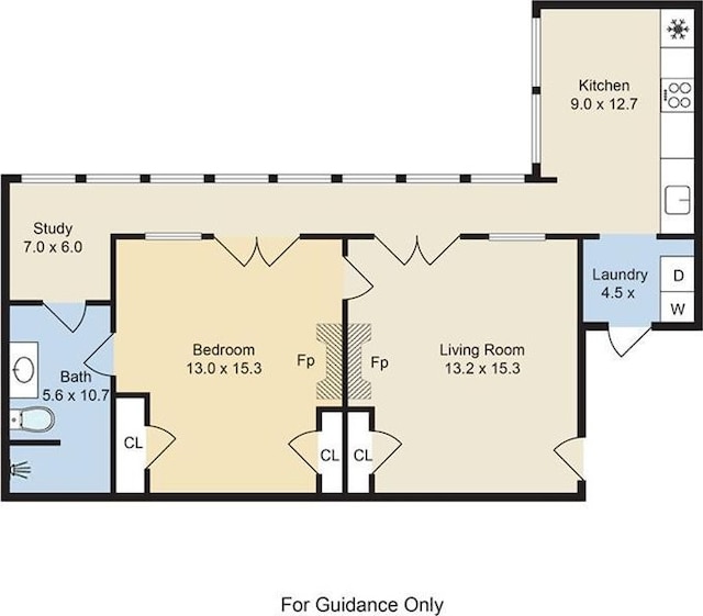 627 Ursulines Ave Unit 9, New Orleans, LA 70116 - property floor plan