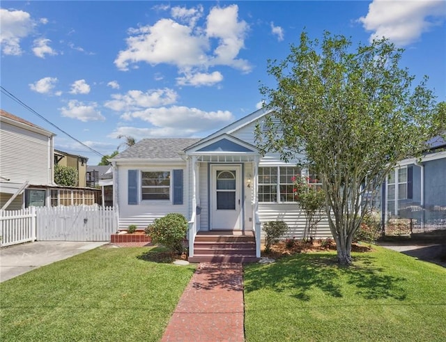 4 Virginia Ct, New Orleans, LA 70124 - view of front of house featuring a gate and a shingled roof