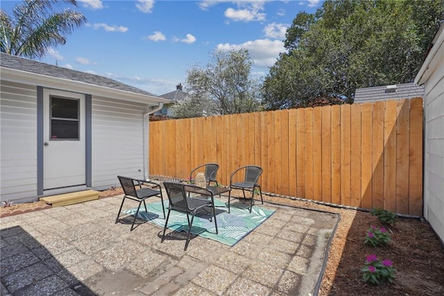 4 Virginia Ct, New Orleans, LA 70124 - view of patio / terrace featuring a fenced backyard and outdoor dining space