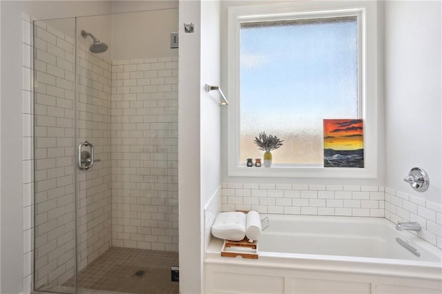 1723 N Broad St, New Orleans, LA 70119 - bathroom featuring a shower stall and a bath