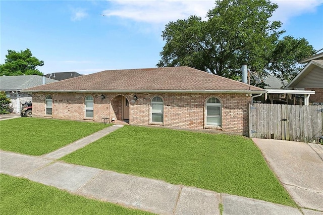 2713 Legend St, Meraux, LA 70075 - view of front of property with brick siding and a shingled roof
