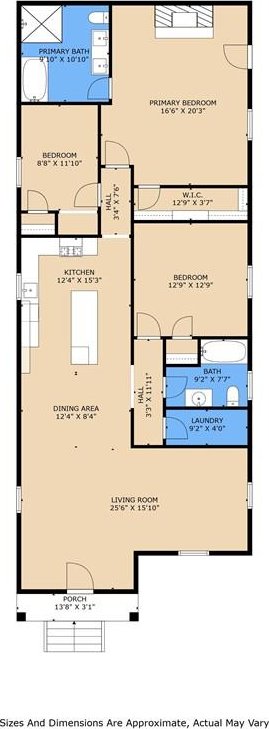4412 Camel St, Metairie, LA 70001 - room layout